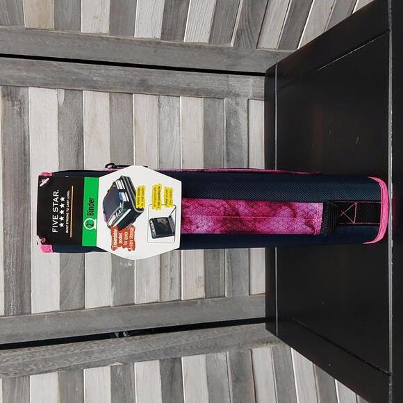 Five Star 2-Inch Zipper Binder with Expandable Pocket - Picture 2 of 7